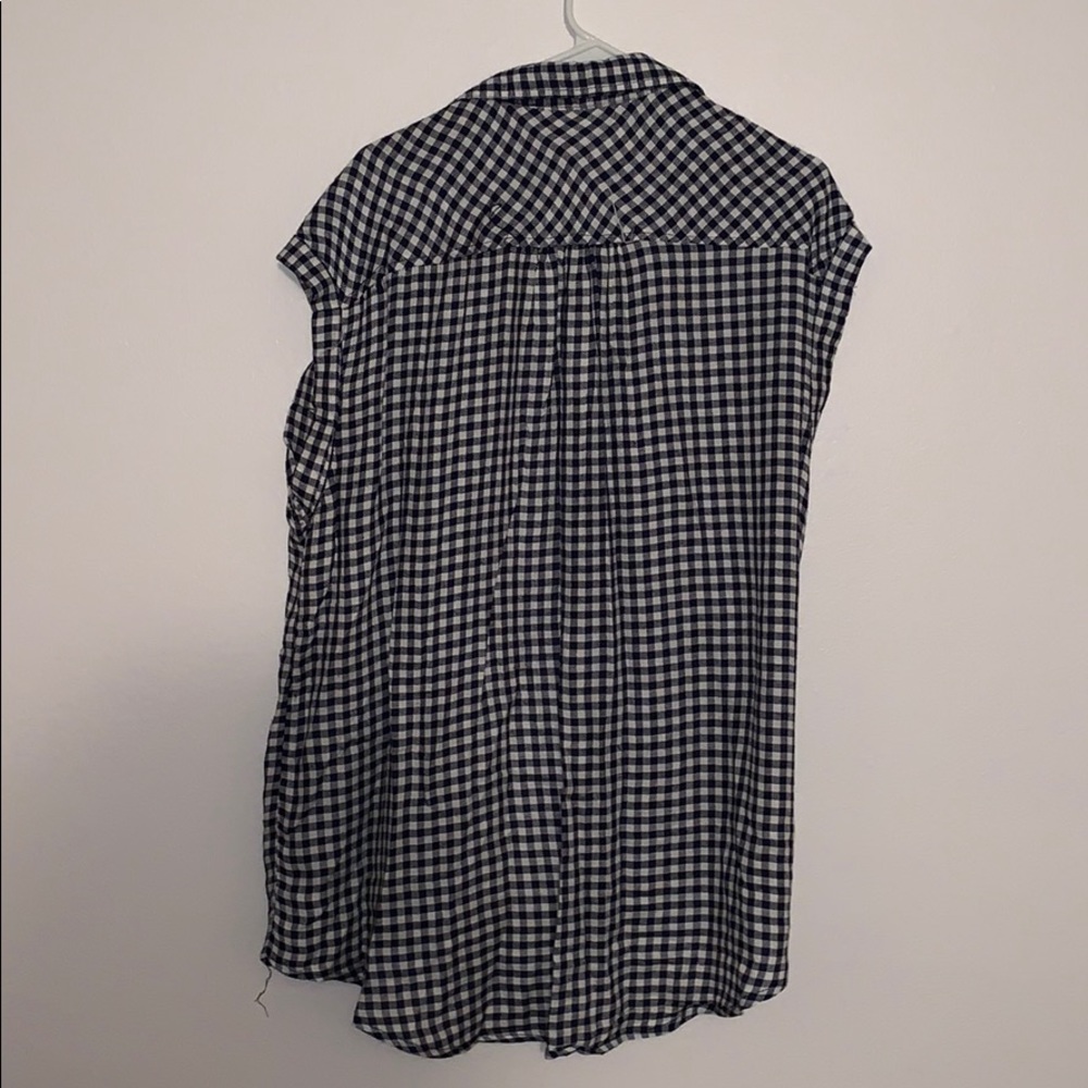 Long Button Down Top - Picture 3 of 3